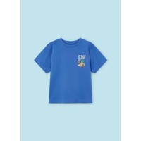 Тениска с щампа на гърба Better Cotton за момче