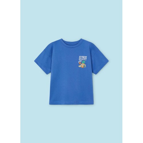 Тениска с щампа на гърба Better Cotton за момче