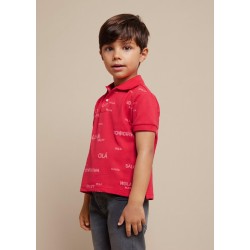 Поло тениска с щампа Better Cotton за момче
