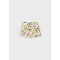 Къс панталон Better Cotton с щампа за момиче