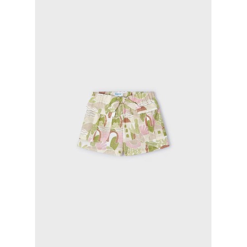 Къс панталон Better Cotton с щампа за момиче