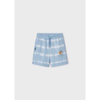 Къси панталони tie dye от памук за момче