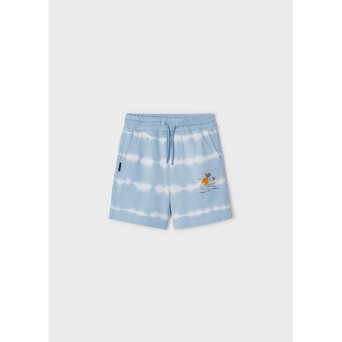 Къси панталони tie dye от памук за момче
