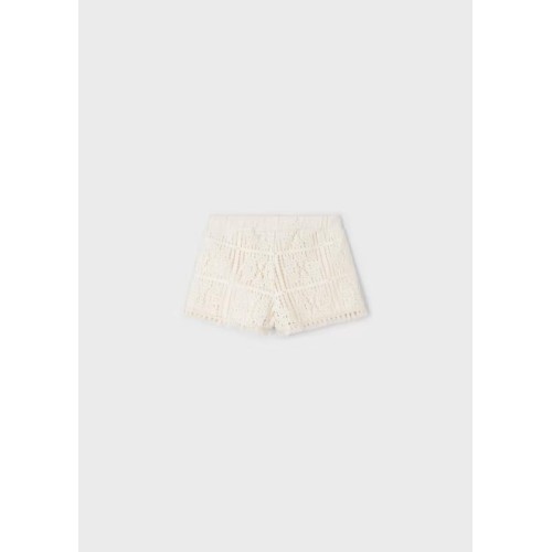 Къс панталон от crochet за момиче