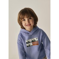 Суичър с щампа от памук Better Cotton за момче
