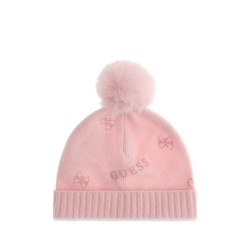 Шапка Guess за момиче с помпон 