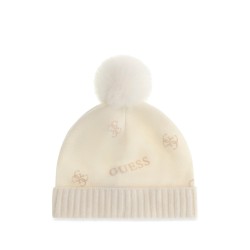 Шапка Guess за момиче с помпон 