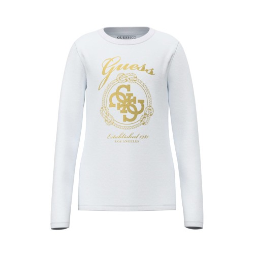 Блуза Guess за момиче  с надписи и лого