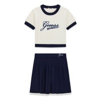 Комплект Guess за момиче 2 части с плисирана пола