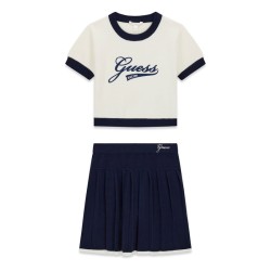 Комплект Guess за момиче 2 части с плисирана пола
