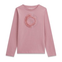 Блуза Guess за момиче с релефна апликация