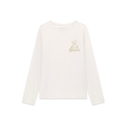 Блуза Guess за момиче с апликирани камъни