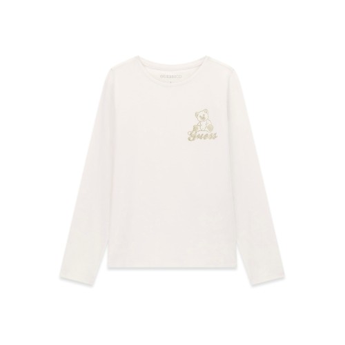 Блуза Guess за момиче с апликирани камъни