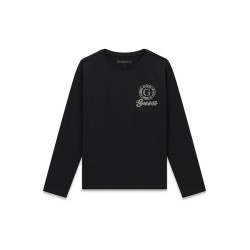 Блуза Guess за момиче с апликирани камъни