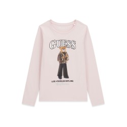 Блуза  Guess за момиче с принт мече regular fit