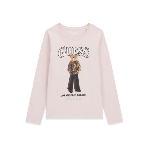 Блуза  Guess за момиче с принт мече regular fit