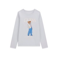 Блуза  Guess за момиче с принт мече regular fit