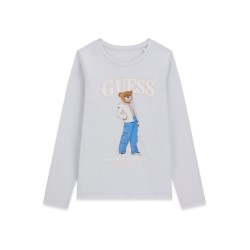 Блуза  Guess за момиче с принт мече regular fit