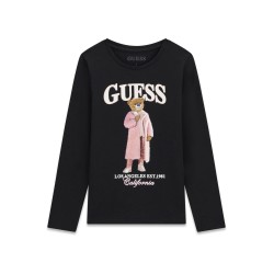 Блуза  Guess за момиче с принт мече regular fit