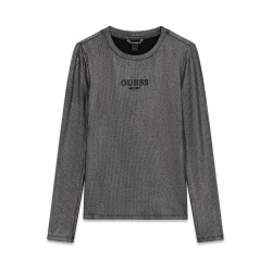 Блуза Guess за момиче с  бродирано лого