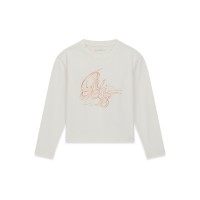 Блуза Guess за момиче с надпис лого