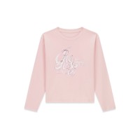 Блуза Guess за момиче с надпис лого