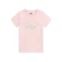 Тениска Guess за момиче с бродирано лого