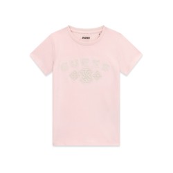 Тениска Guess за момиче с бродирано лого