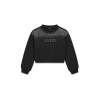 Суитчър блуза  Guess за момиче с лого отпред