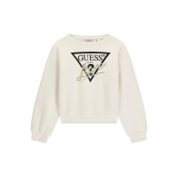 Суитчър блуза  Guess за момиче с лого отпред Regular Fit
