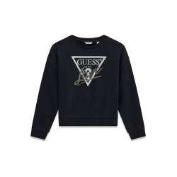 Суитчър блуза  Guess за момиче с лого отпред Regular Fit