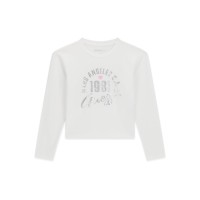 Блуза Guess за момиче с дълъг ръкав