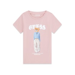 Тениска Guess с мече за момиче 