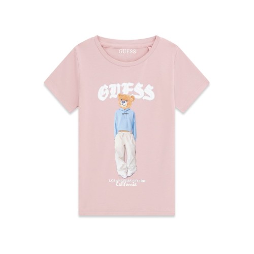 Тениска Guess с мече за момиче 