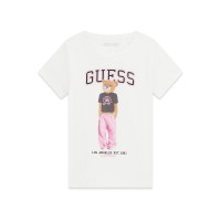 Тениска Guess с мече за момиче 