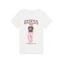 Тениска Guess с мече за момиче 