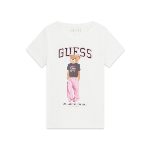Тениска Guess с мече за момиче 