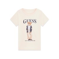 Тениска Guess с мече за момиче 