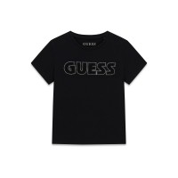 Тениска Guess за момиче с блестящо лого