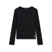 Блуза Guess за момиче с изчистен дизайн