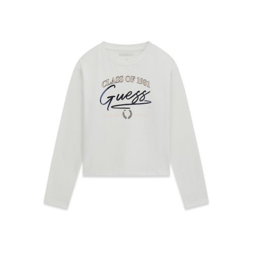 Блуза Guess за момиче с принт