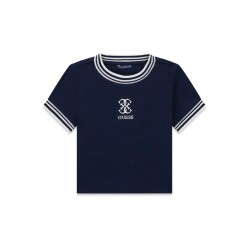 Тениска Guess за момиче с кант