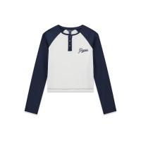 Блуза Guess за момиче с малко лого