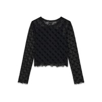  Елегантна блуза Guess за момиче с лого  