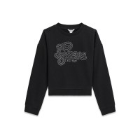 Блуза Guess за момиче с блестящо лого