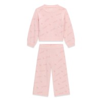 Плетен комплект Guess за момиче от две части с бродерия лого