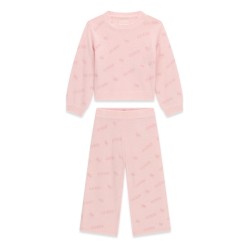 Плетен комплект Guess за момиче от две части с бродерия лого