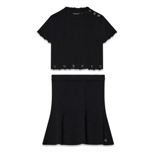 Комплект фино плетиво Guess  с ефектни копчета