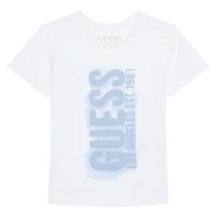 Тениска Guess за момче с голямо лого