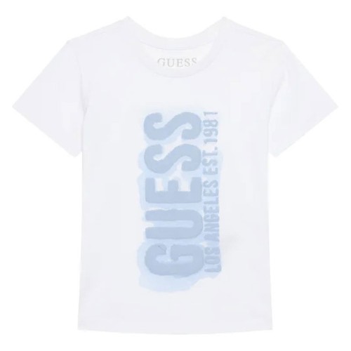 Тениска Guess за момче с голямо лого